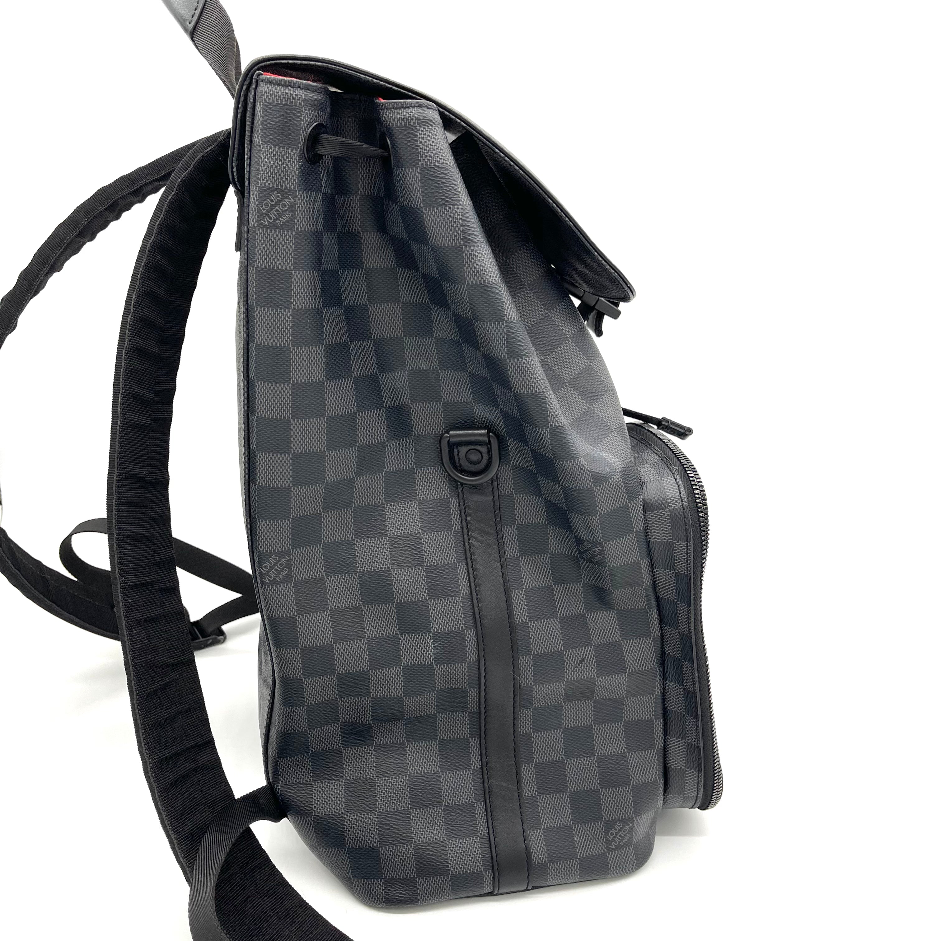 Louis Vuitton Backpack Zack Damier Graphite Black - US