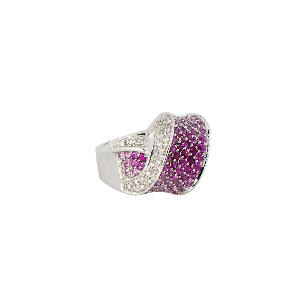18k White gold & pink jewelrys set Ring