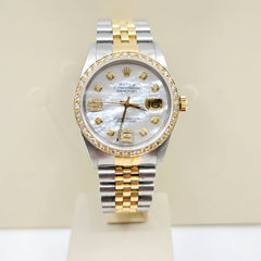 Rolex 16013 Date Just 36mm 18k gold & Steel twotone Pre-Owned