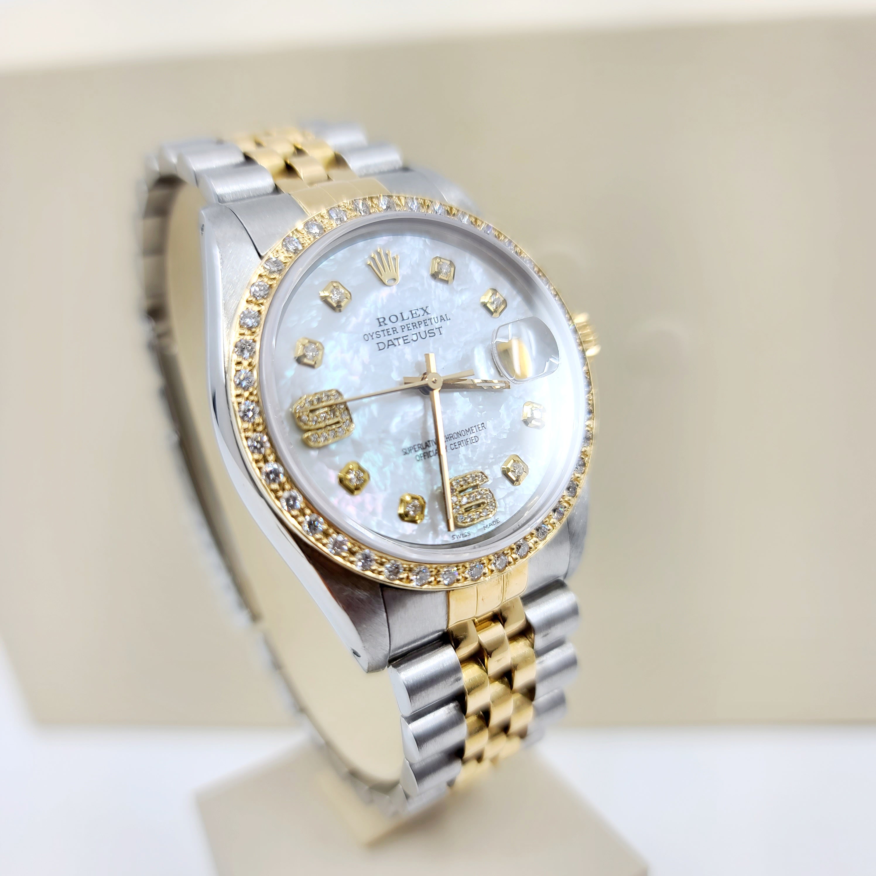 Rolex 16013 Date Just 36mm 18k gold & Steel twotone Pre-Owned