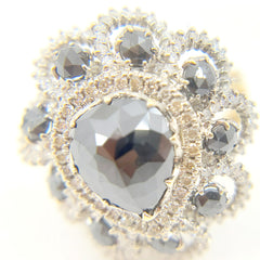Disposal of this ring as a dumping sale (18k gold, Natural diamonds, black spinel stone) Cost of production Over $3,000.00