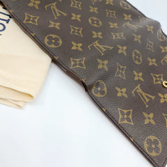 LOUIS VUITTON 모노그램 포르트 트레소 에투이 파피어스 지갑 Est. 소매: $550 + 세금