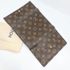 LOUIS VUITTON 모노그램 포르트 트레소 에투이 파피어스 지갑 Est. 소매: $550 + 세금
