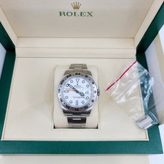 Brand New Date of purchase  01/29/2022 Rolex Explorer II White 226570-0001