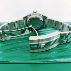 롤렉스 Lady-Datejust 28 핑크 다이얼 오이스터 팔찌 시계 279174-0002
