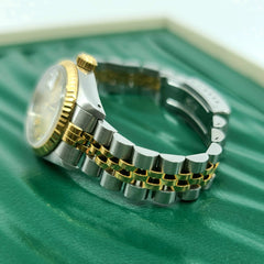ROLEX Datejust 26Mm Steel Yellow Gold Diamond Ladies Watch 69173