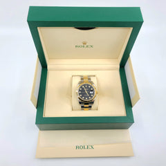 신품 2022년 2월 1일 구매일 롤렉스 데이트 저스트 41mm 18k 골드 및 스틸 126333/랜덤 일련번호
