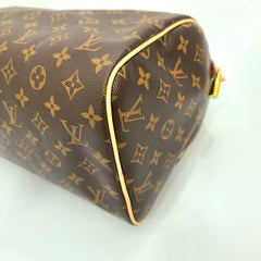 2020 Year Louis Vuitton Speedy New Monogram 35 Brown Canvas Tote