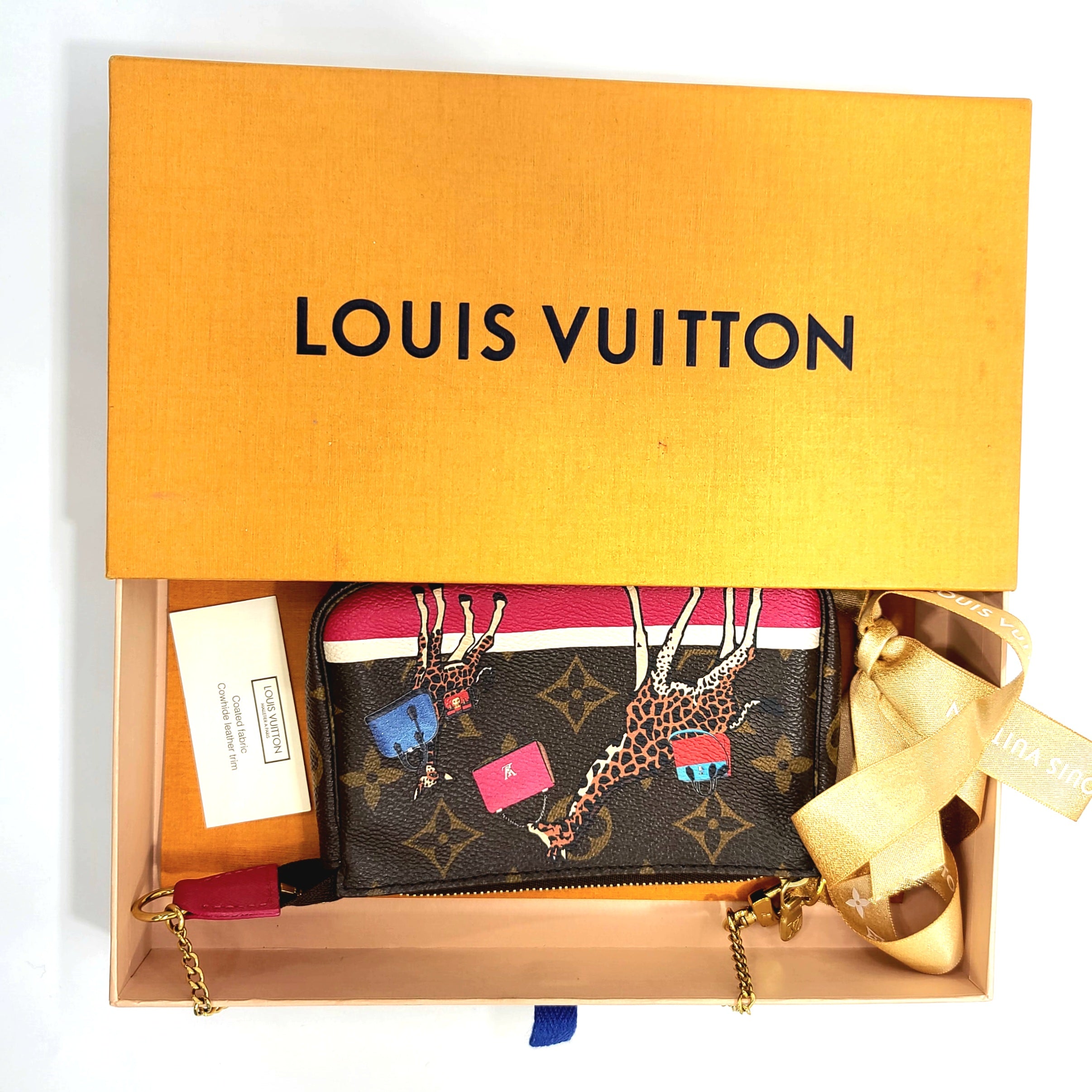 Louis Vuitton 2022 Christmas Animation Monogram Mini Pochette Accessories  w/Tags - Brown Mini Bags, Handbags - LOU796575