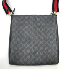 GG Black small messenger bag  W27cm x H28.5cm x D5cm