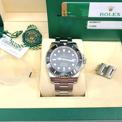 2018 Year Rolex Submariner 41mm Black Dial Ceramic Bezel Steel Watch 114060