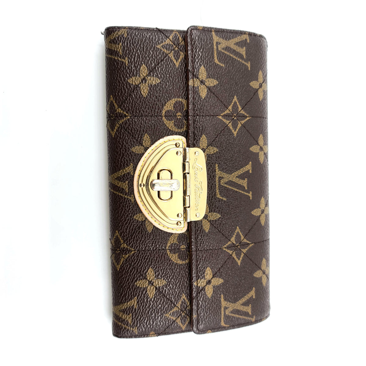 진품확인 필요/판매금지 Louis Vuitton Long Etoile Monogram Portefeuille Sarah Zipped M66556 Wallet