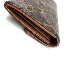 진품확인 필요/판매금지 Louis Vuitton Long Etoile Monogram Portefeuille Sarah Zipped M66556 Wallet
