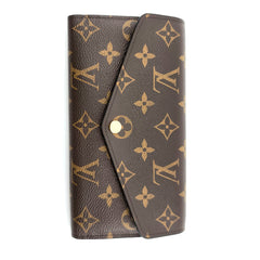 진품확인 필요/판매금지 Louis Vuitton Long Etoile Monogram Portefeuille Sarah Zipped M66556 Wallet