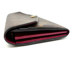 진품확인 필요/판매금지 Louis Vuitton Long Etoile Monogram Portefeuille Sarah Zipped M66556 Wallet