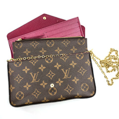 진품확인 필요/판매금지 Louis Vuitton Long Etoile Monogram Portefeuille Sarah Zipped M66556 Wallet
