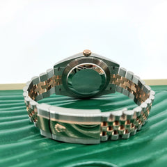 구매 날짜 2022년 5월 10일 롤렉스 Datejust 41 Wimbledon 다이얼 Everose Gold Two Tone Jubilee 팔찌 126331