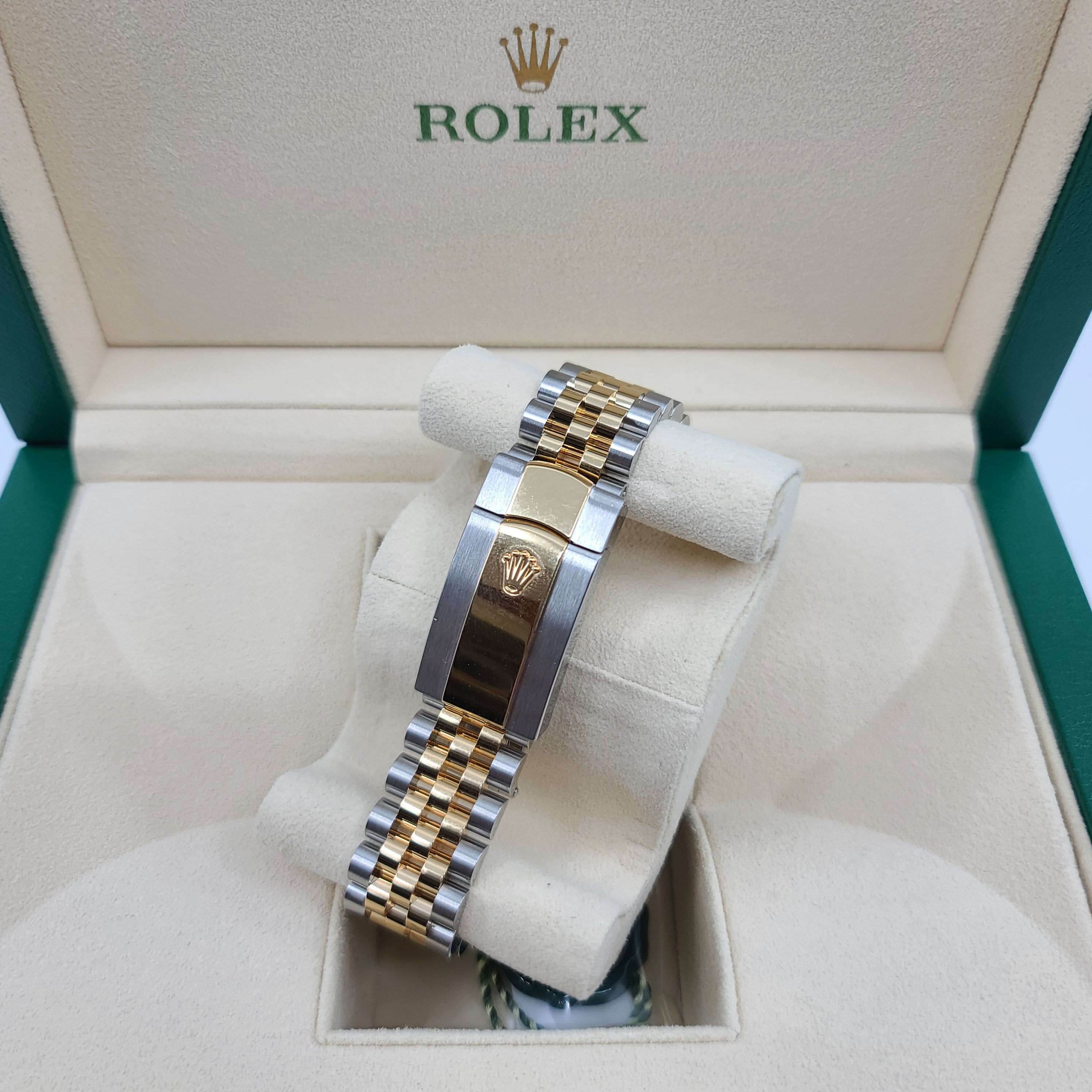 Rolex Datejust 41 NEW 2023 Wimbledon Gray Green Roman Dial... for $11,595  for sale from a Trusted Seller on Chrono24