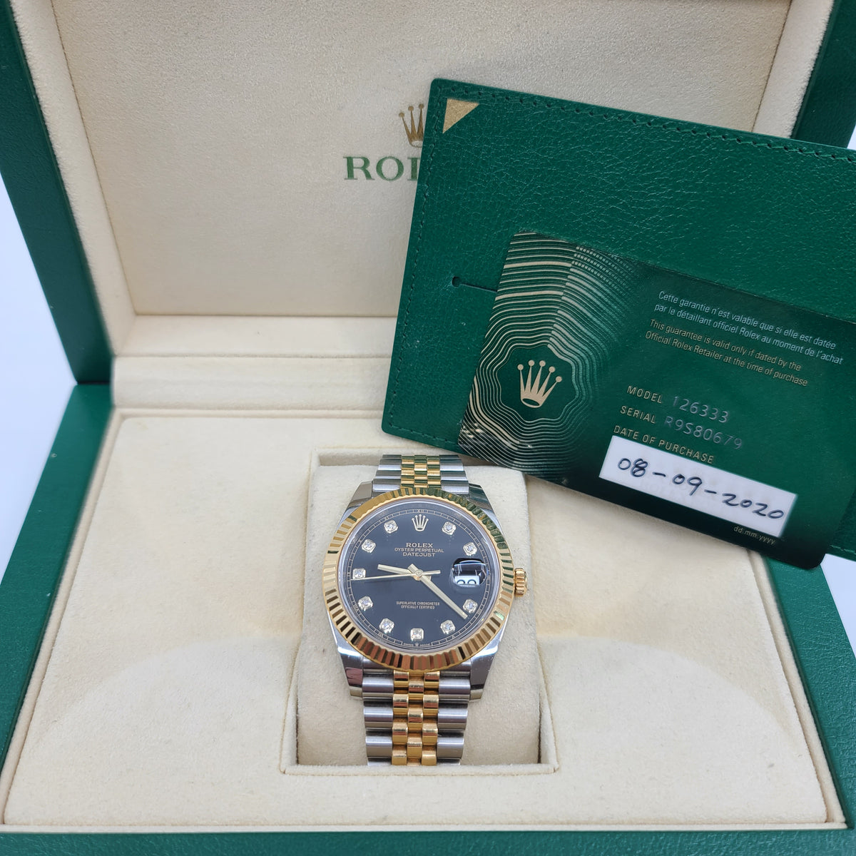 DATEJUST 41 Oyster, 41 mm, Oystersteel and yellow gold