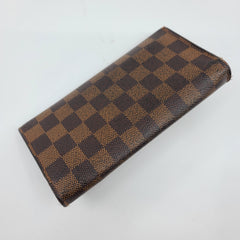 LOUIS VUITTON Damier Ebene Emilie Wallet