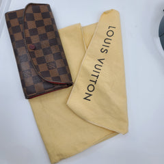 LOUIS VUITTON Damier Ebene Emilie Wallet