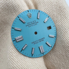 Rolex Oyster Perpetual Date Just Sky Blue Dial With Date 36mm
