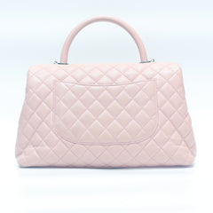 CHANEL Caviar Quilted Medium Coco Handle Flap Bag