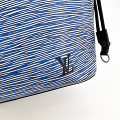 Auth Louis Vuitton Epi Denim Neverfull MM Denim Blue M51053 Women's  Tote Bag Blu