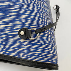 Louis Vuitton Neverfull MM Epi Denim Blue Leather ref.101998