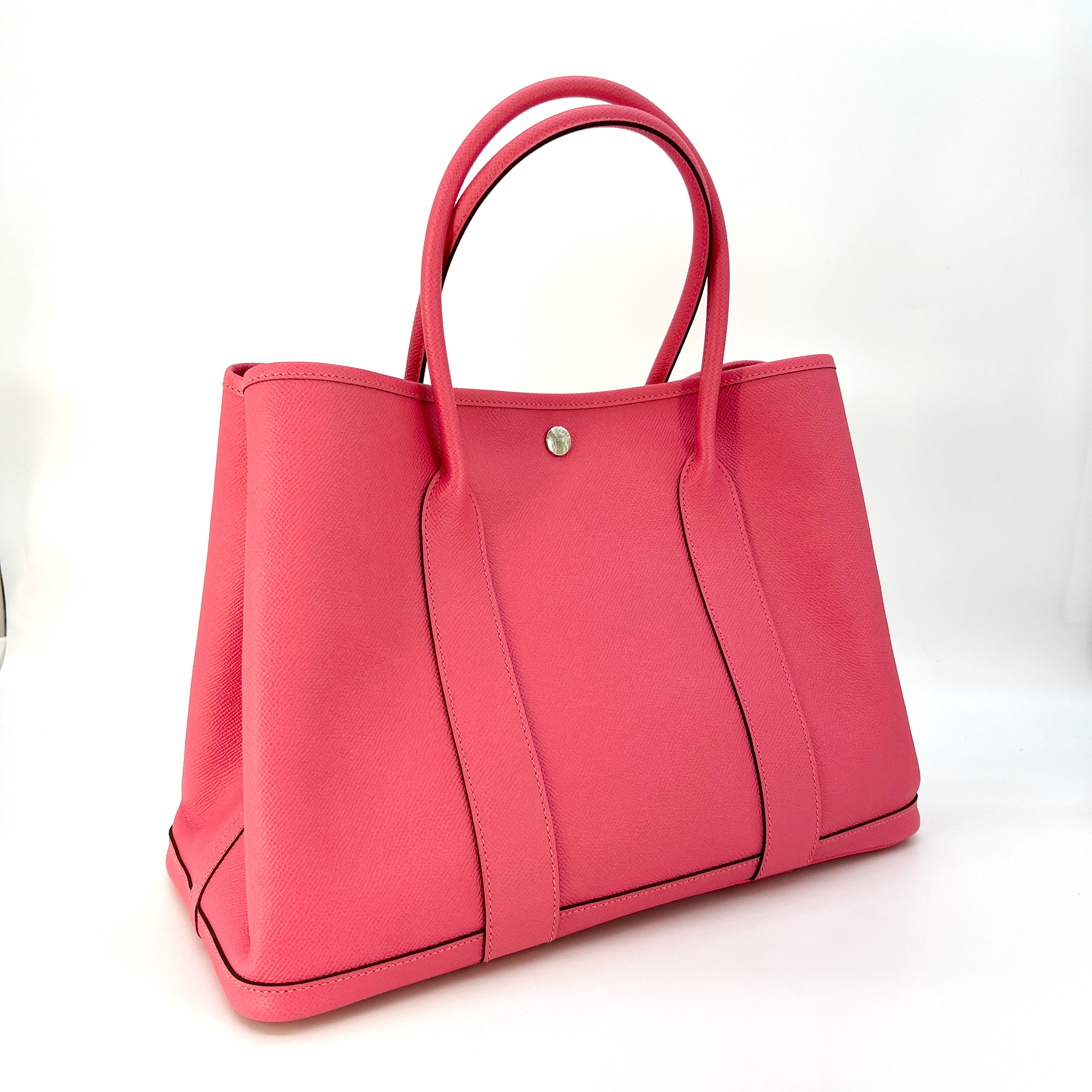 Hermes Negonda Garden Party 36 Pink Tote [Guaranteed Authentic