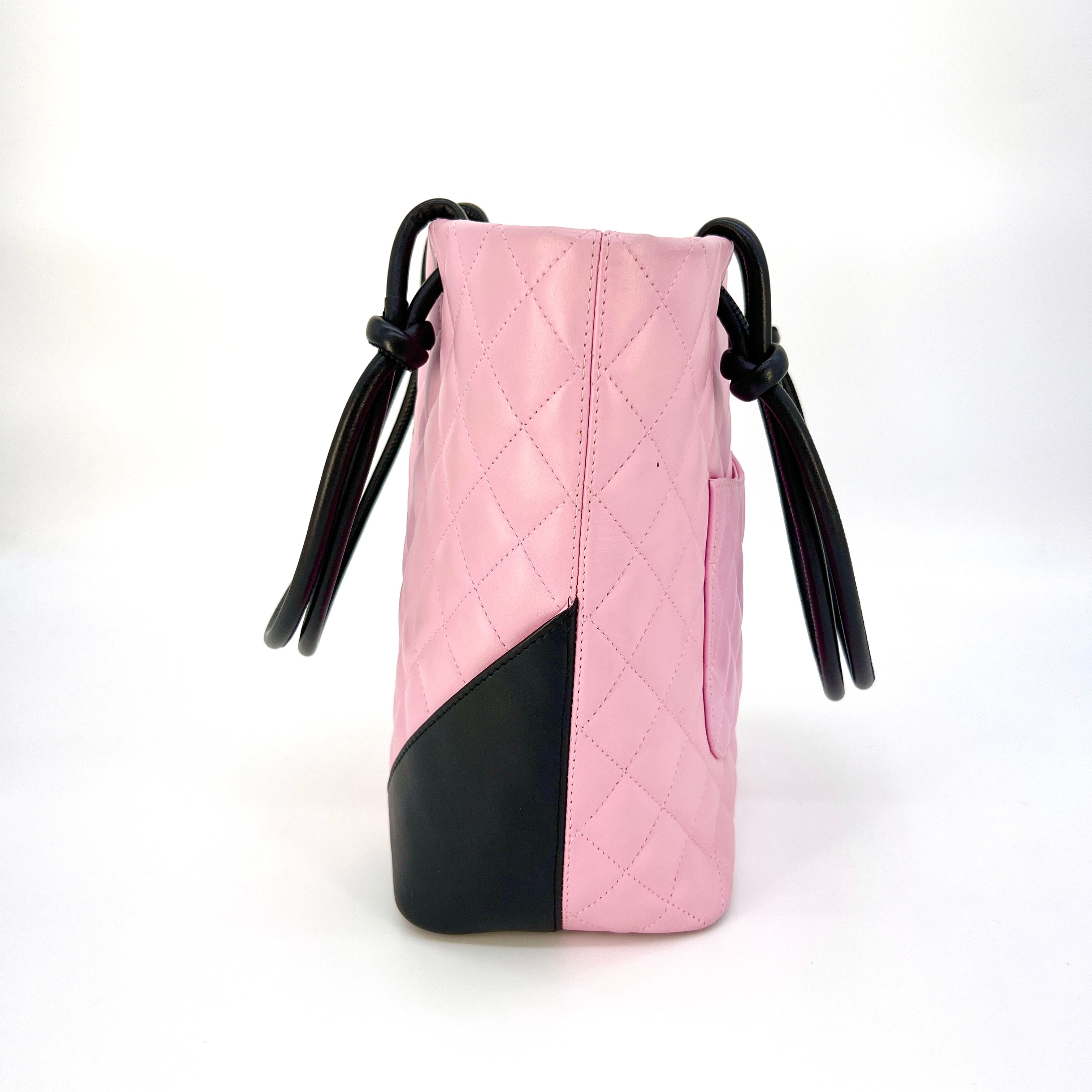 chanel pink cambon bag