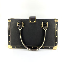 Louis Vuitton Suhali Le Fabuleux Handbag Leather Black [Guaranteed Authentic]