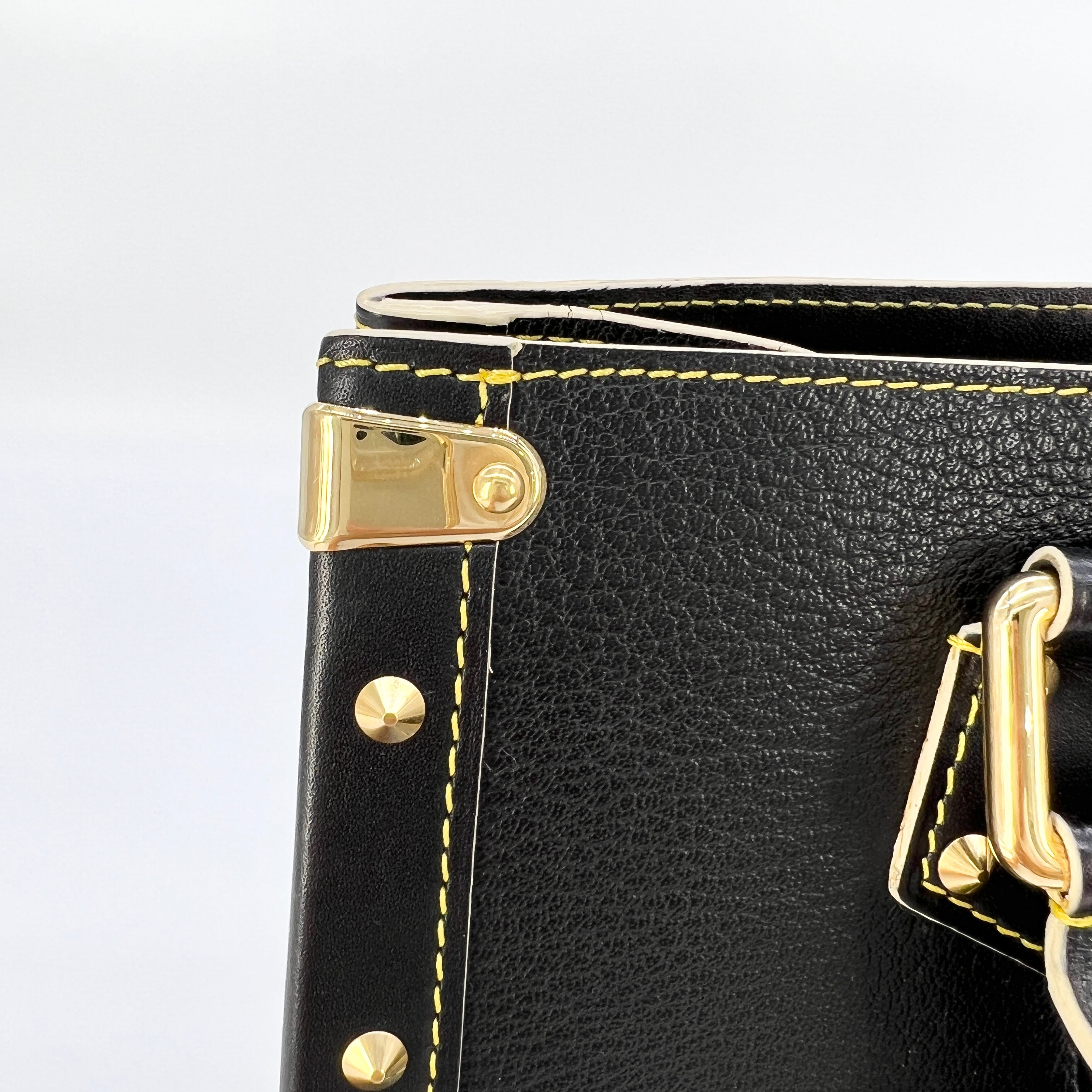 Louis Vuitton Black Suhali Handbag