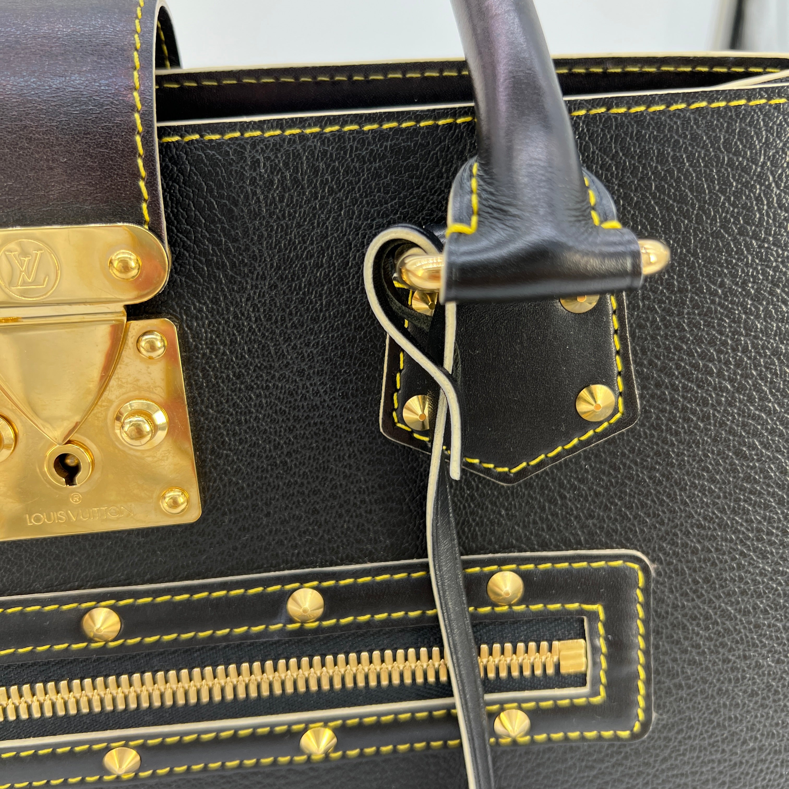 Brown Louis Vuitton Suhali Le Fabuleux Handbag