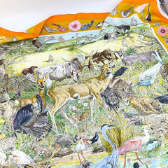Hermes Caesar Kleberg Wildlife Conservation 헤르메스 90 실크 스카프 [정품 보장]