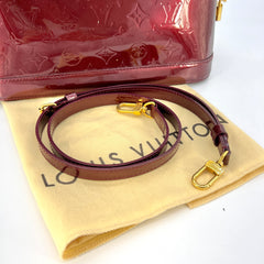 Louis Vuitton Monogram Vernis Rayures Mirror Bag Charm (SHF-22147