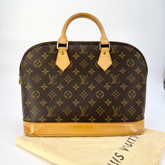 Louis Vuitton Alma Handbag Monogram Canvas MM [Guaranteed Authentic] –