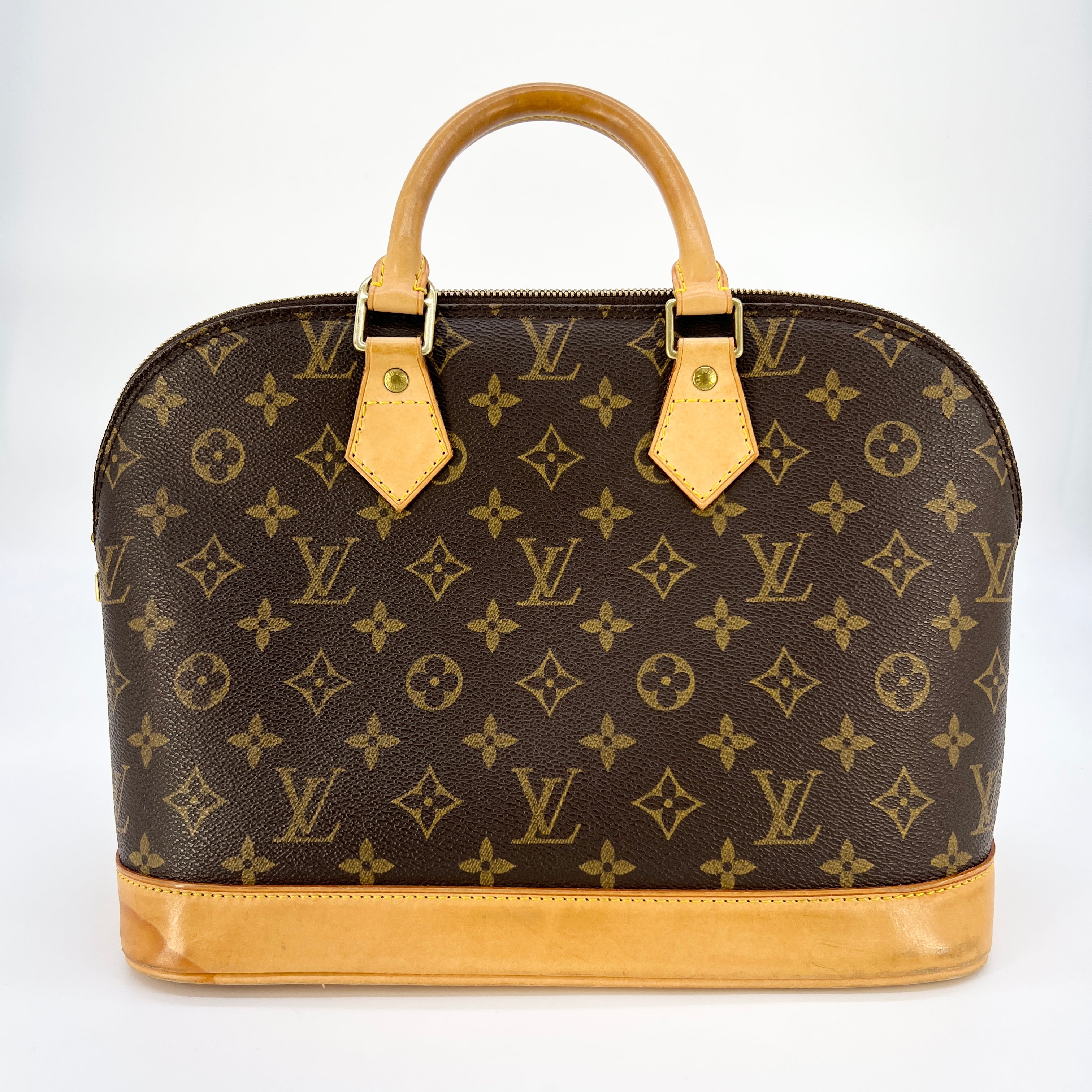 Louis Vuitton Alma Handbag Monogram Canvas MM [Guaranteed Authentic] –