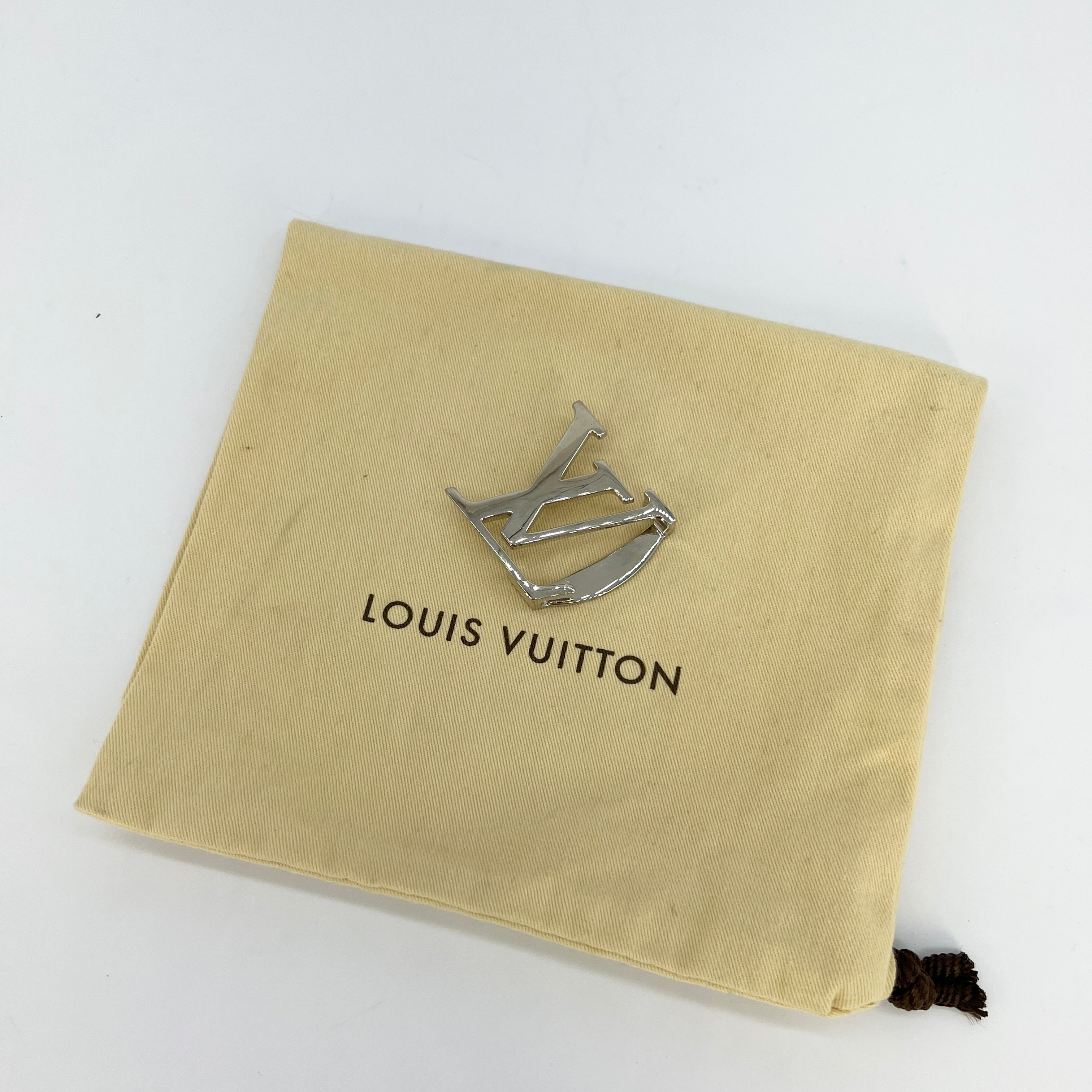 Louis Vuitton LV Buckle Silver [Guaranteed Authentic]