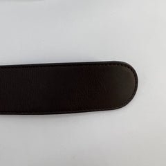 Gucci Calfskin Double G 40mm Belt 90 36 Black [Guaranteed Authentic]