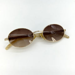 까르띠에 Vintage Bubinga 선글라스 Glasses gold Frame #2822546 [Guaranteed 진품]