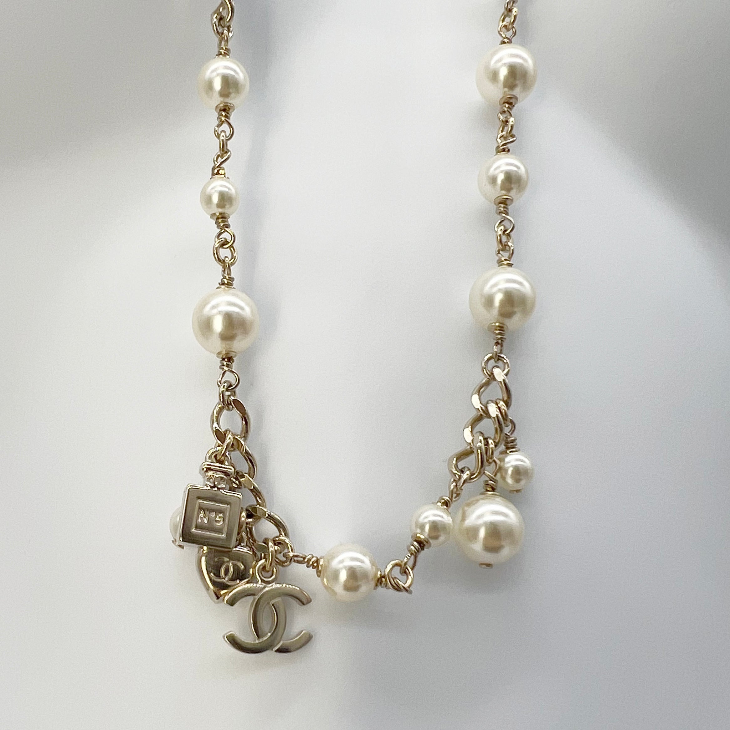 Long strand chanel necklace Clearance