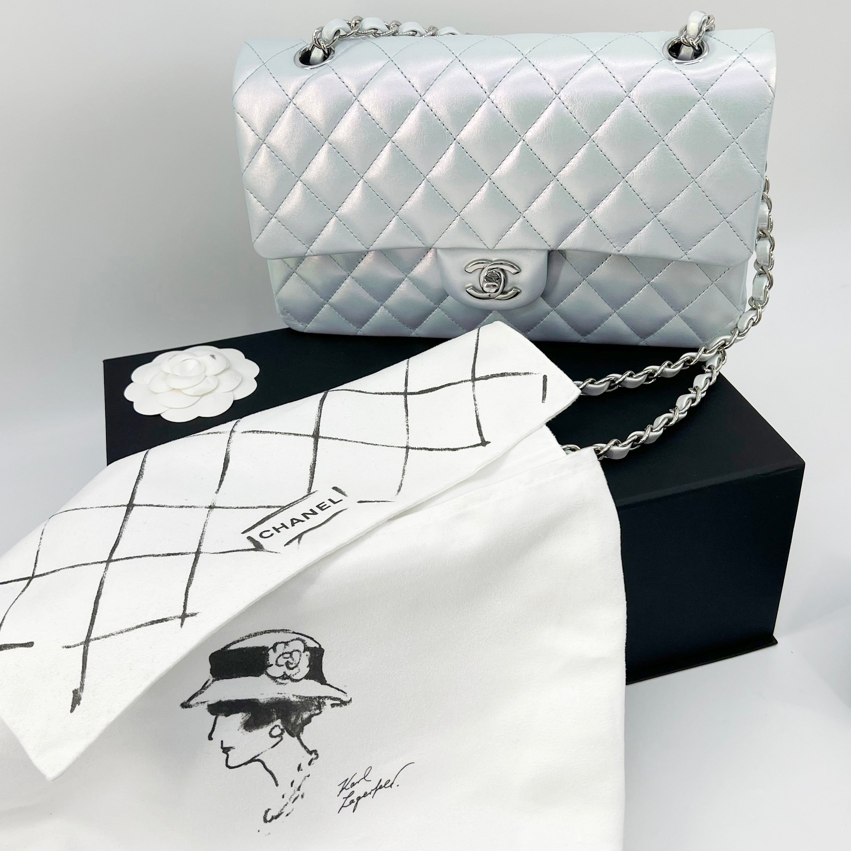 Chanel Drawstring Bucket Bag in 2023  Drawstring bucket bag, Bucket bag,  White bag