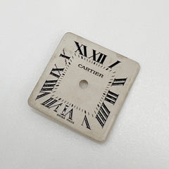 Guaranteed Authentic Cartier Mini Tank 15 mm x 15mm Silver Swiss Dial Part
