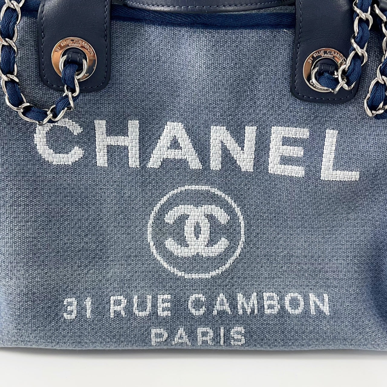 Chanel 2021 Small Destination Chenonceau Bowling Bag - Blue
