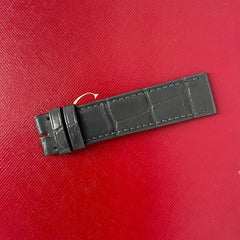 Guarantee Authentic Cartier Drive de Cartier 19mmx18mm Mat Royal Blue Alligator Leather Strap Watch Band