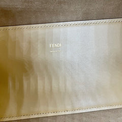Guarantee authentic Fendi Medium Sunshine Python embossed Logo Top handle Shopper Tote Bag