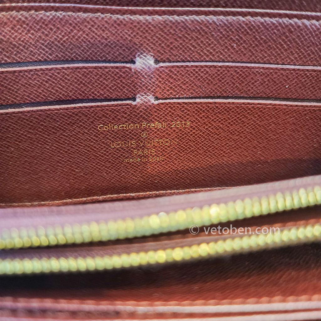 Louis Vuitton Damier-paillette Zippy - N63714 Wallet