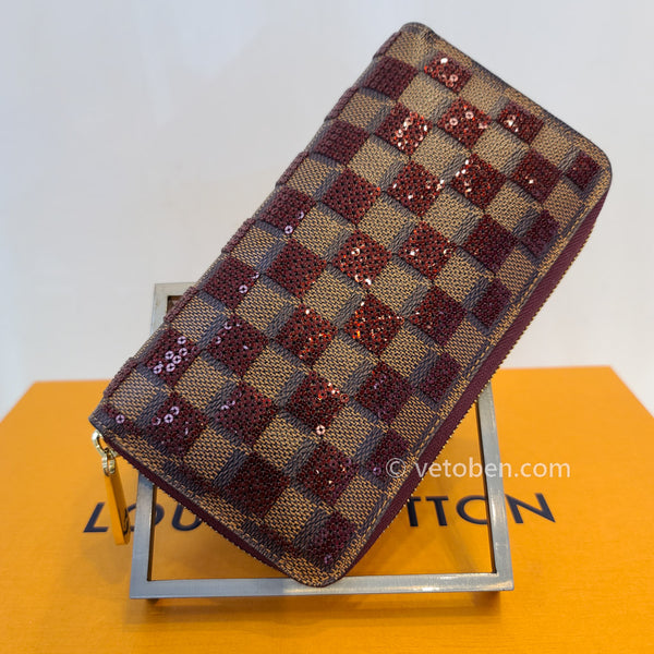 Louis Vuitton Damier Paillettes Zippy Wallet