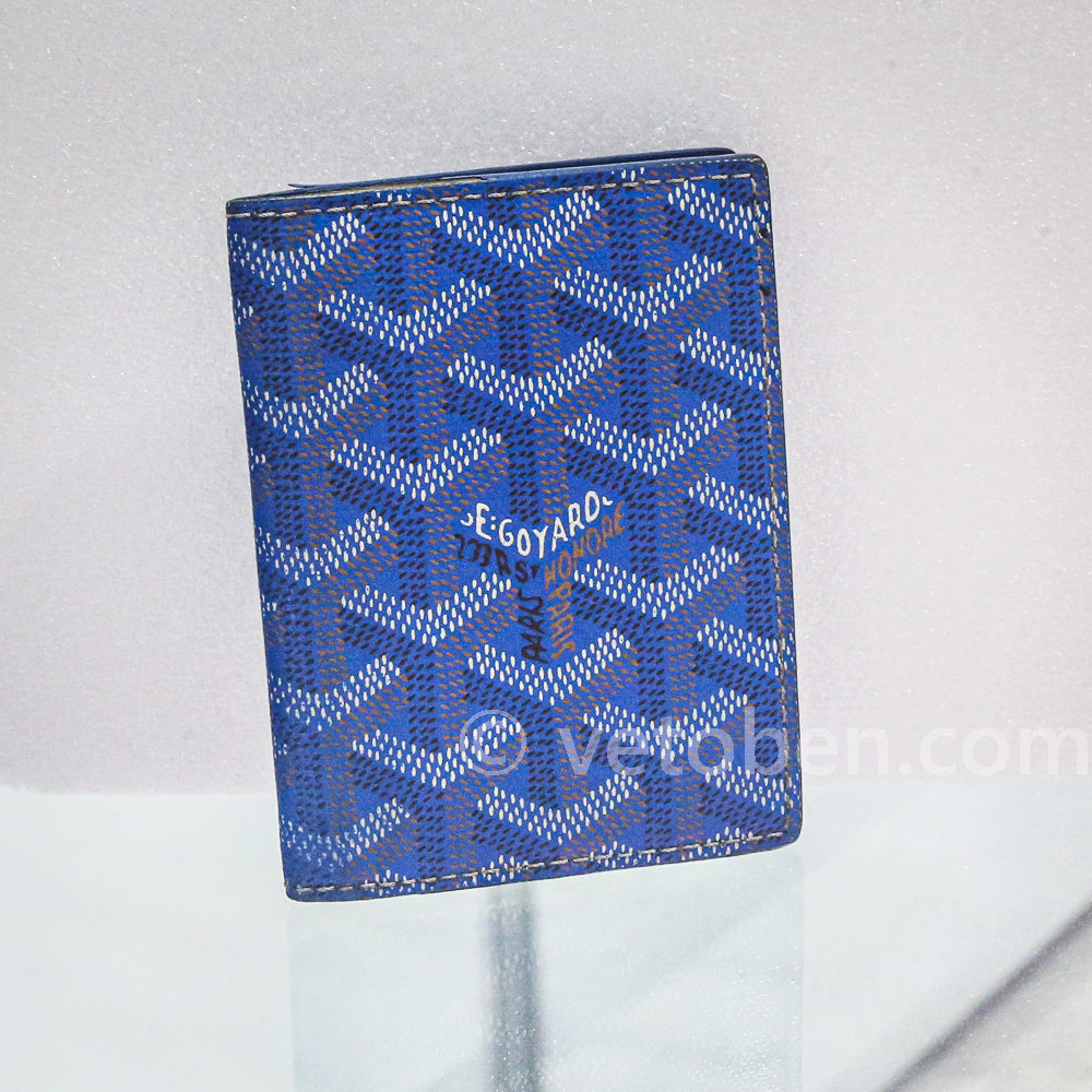 GOYARD ST MARC BIFOLD WALLET (BLUE)